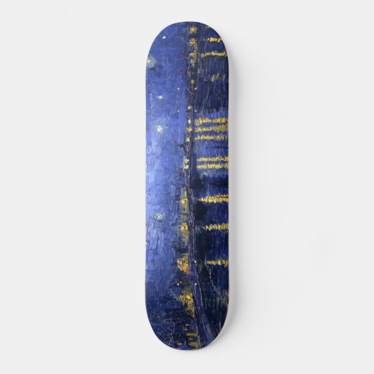 Skateboard Van Gogh : Nuit étoilée au-dessus du Rhône (Recto)
