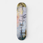 Skateboard Van Gogh : Paysage d'hiver (Recto)