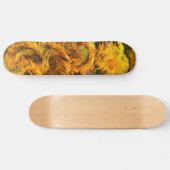 Skateboard Van Gogh : Quatre tournesols (Horz)
