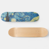 Skateboard Van Gogh Starry Classic Nuit Impressionnisme Art (Horz)