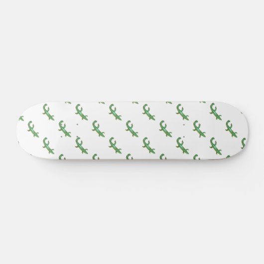 skateboard van groene lizards (Horizontaal)