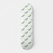 skateboard van groene lizards (Voorkant)