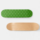 Skateboard van het Groene Smile Pattern (Horizontaal)