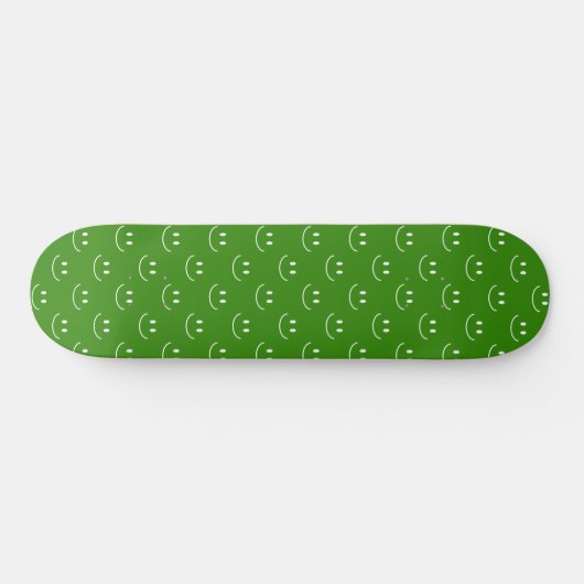 Skateboard van het Groene Smile Pattern (Horizontaal)