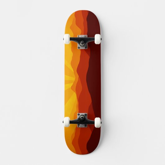 Skateboard van het landschapslandschap van de Suns (Voorkant)