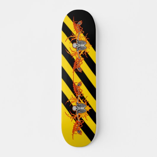 Skateboard van het vliegende Skeleton (Voorkant)