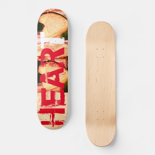 skateboard van hout (Voorkant)