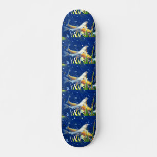 skateboard van japanese koi