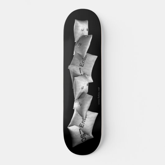 skateboard van kussens (Voorkant)