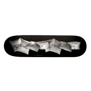 skateboard van kussens