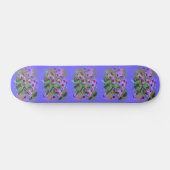 skateboard van paarse asters (Horizontaal)
