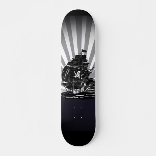 skateboard van piratenschepen (Voorkant)