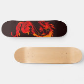 Skateboard van Red Fire Dragon (Horizontaal)