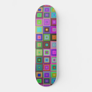 skateboard van regenboogpleinen