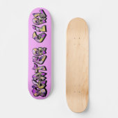 Skateboard van Skater Girl Graffiti (Voorkant)