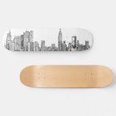 skateboard van skyline uit New York (Horizontaal)