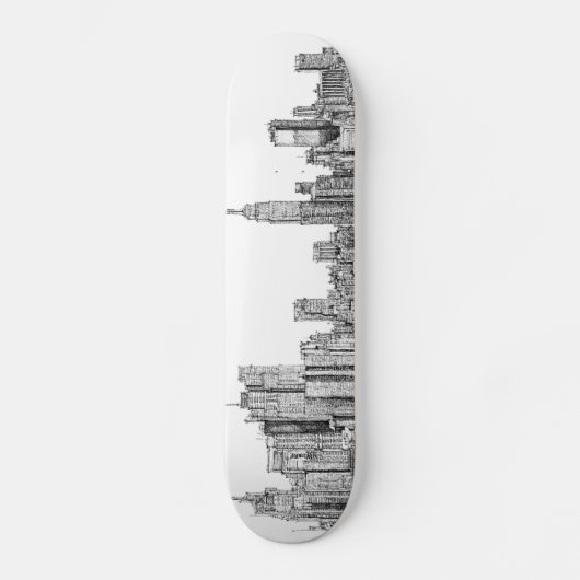 skateboard van skyline uit New York (Voorkant)