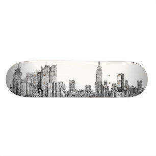 skateboard van skyline uit New York