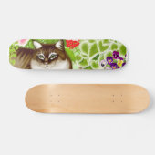 Skateboard van wolkskat (Horizontaal)