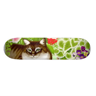 Skateboard van wolkskat
