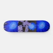 Skateboard van wolzonnebloemen (Horizontaal)