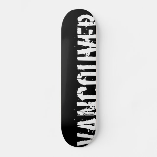 Skateboard Vancouver - Style urbain - Skate (Recto)