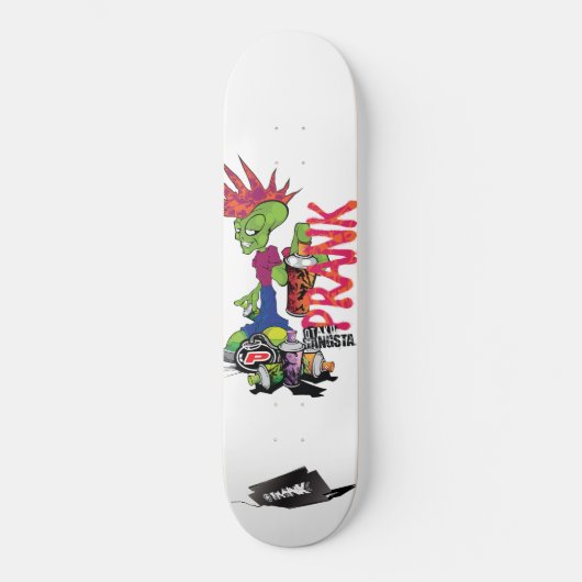 Skateboard Vandal de Prank Alien Punk (Recto)