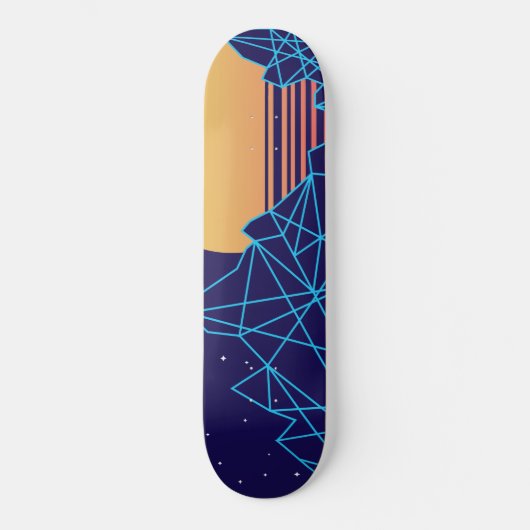 Skateboard Vaporwave (Recto)