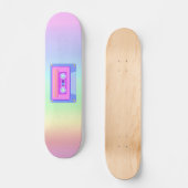 Skateboard Vaporwave - Arc-en-ciel esthétique 90s Audio Casse (Recto)