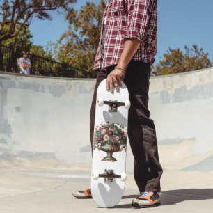 Skateboard Vase floral de Bavière victorien