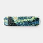Skateboard Vecteur de nuit étoilée de Van Gogh (Horz)