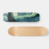 Skateboard Vecteur de nuit étoilée de Van Gogh (Horz)
