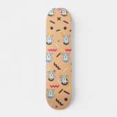 Skateboard Vector de Dog Seamless (Devant)