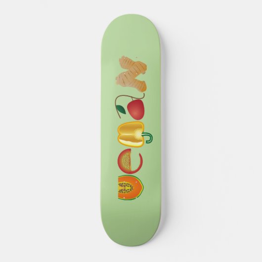 Skateboard Végétalien (Recto)