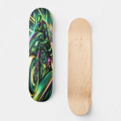 Skateboard "Velocity Rush : Cyberpunk Racer (Recto)