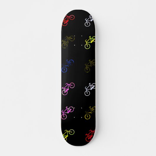Skateboard Vélos colorés (Devant)