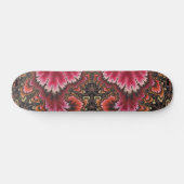 Skateboard Velvety Soft Rose Floral Look Fractal Abstrait (Horz)