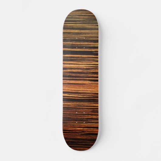 Skateboard Vénèbre en bois foncé (Recto)