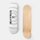 Skateboard Venez sur le côté Nerd pour le style de typographi (Recto)