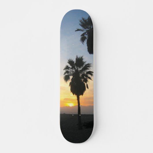 Skateboard Venice Beach California Sunset Souvenir (Devant)