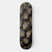 Skateboard Venomous snake heads in gold & black dark (Recto)