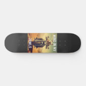 Skateboard Vent dans mes griffes : Un Bulldog à cheval sur un (Horz)