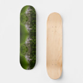 Skateboard verde pistacho remolino (Recto)