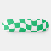 Skateboard Vérifié Vert Rétro à Damier (Horz)