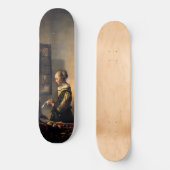 Skateboard Vermeer - Girl Reading a Letter at an Open Window (Recto)
