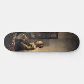 Skateboard Vermeer - Girl Reading a Letter at an Open Window (Horz)