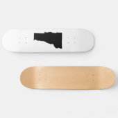 Skateboard Vermont en noir et blanc (Horz)