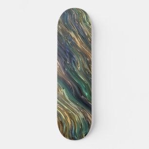 Skateboard Verre Abstrait