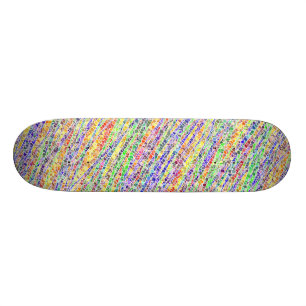 Skateboard Verre d'arc-en-ciel