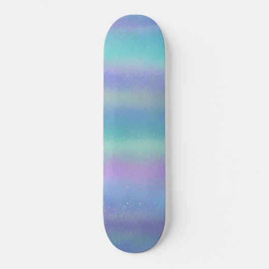 Skateboard Verre Dichroïque Rainbow Colours Art (Recto)